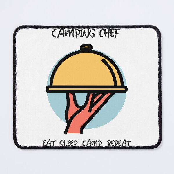 Item preview, Camping chef. Eat. Sleep. Camp. Repeat designed and sold by FirstTimeTees.