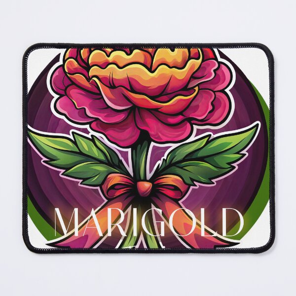 Item preview, T-Shirt Design Flowers: MARIGOLD designed and sold by ForeverPrintsOK.