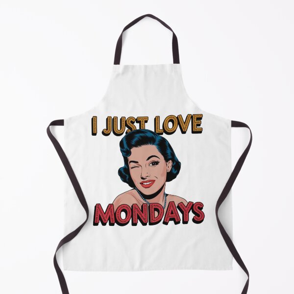 Item preview, I just love Mondays, Mondays, Work, funnyfits70, Humor, Funny, retro, vintages, funny quotes, animal humor, designed and sold by FunnyFits70.