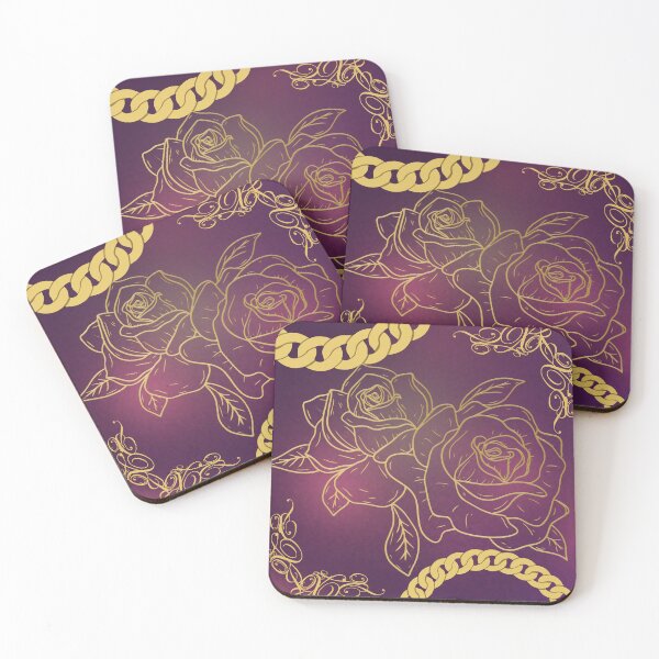 Item preview, Elegant Purple and Gold Floral Design designed and sold by Arte82.