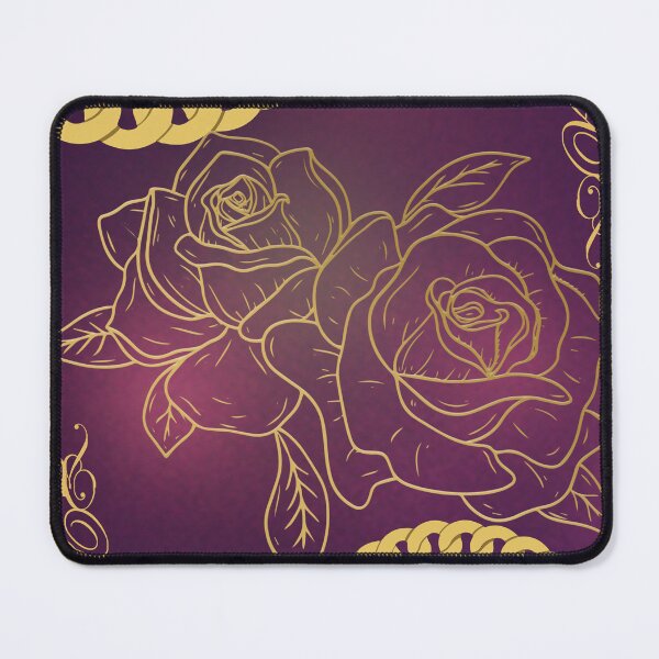 Item preview, Elegant Purple and Gold Floral Design designed and sold by Arte82.