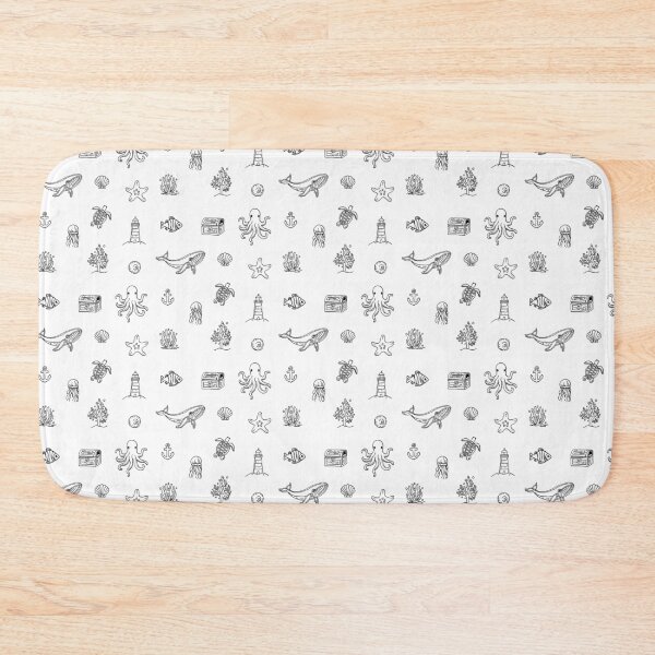 Item preview, Minimalist hand-drawn sea theme design - ocean elements designed and sold by PinFlick.