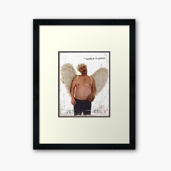 Beer Angel Framed Art Print