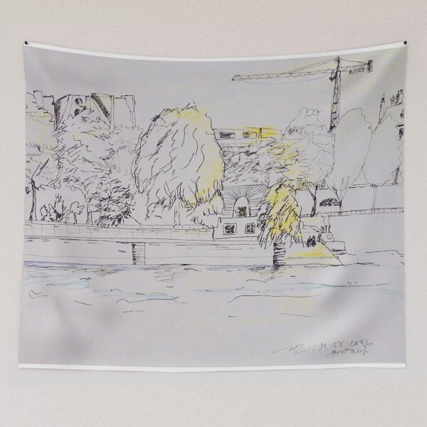 Item preview, La Seine Riverside  designed and sold by tuyetstudio.
