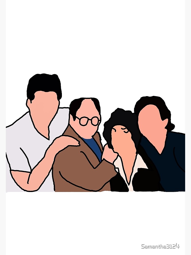 Seinfeld Cast Poster for Sale by Samantha3124 Redbubble