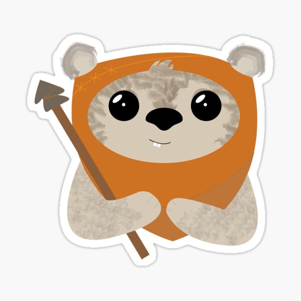 Item preview, Ewok designed and sold by Jennawnanaw.