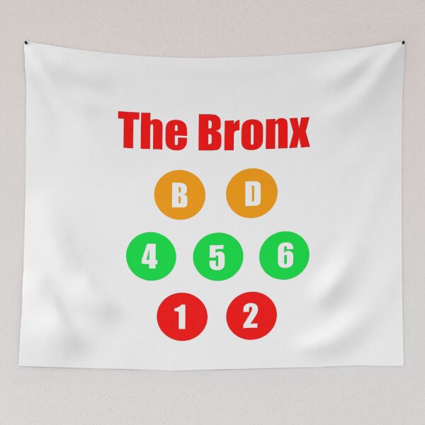 Item preview, The Bronx train lines red  designed and sold by Mozart3.