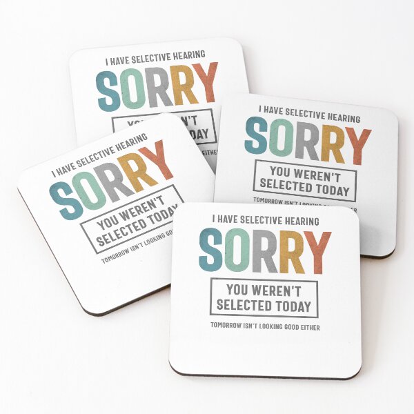 Item preview, Selective Hearing - Funny Sarcastic designed and sold by cidolopez.