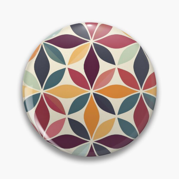 Item preview, Colorful Geometric Flower Pattern designed and sold by brandway.