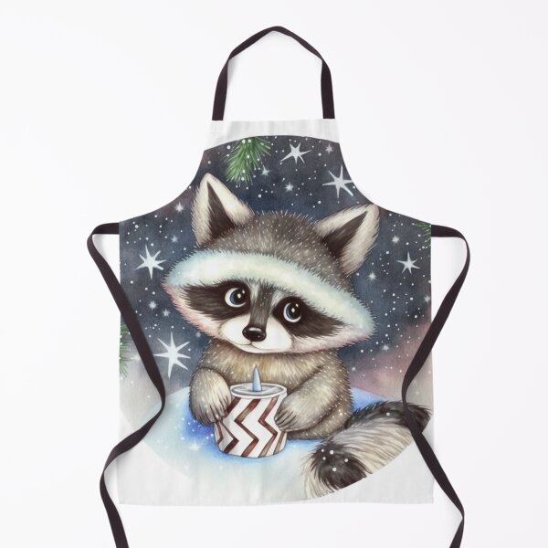 Item preview, Cute Christmas Raccoon designed and sold by patternshoprad.