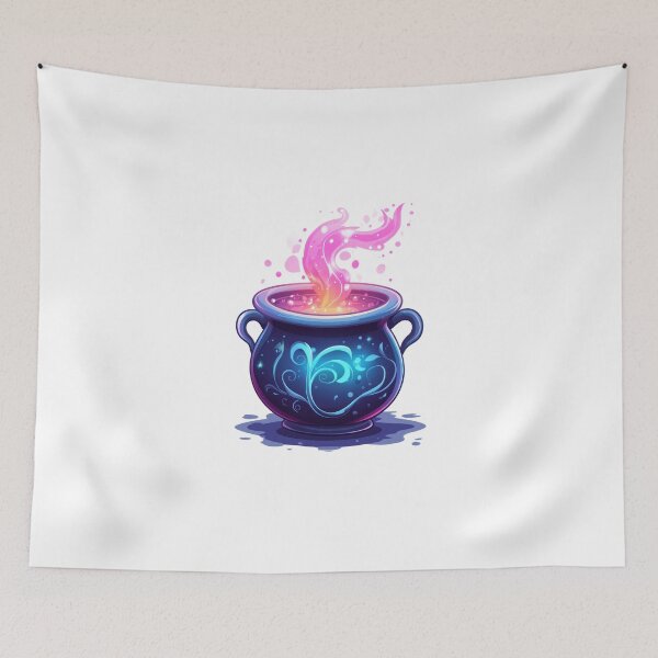 Item preview, Magical Cauldron with Glowing Potion designed and sold by Enea Kelo.