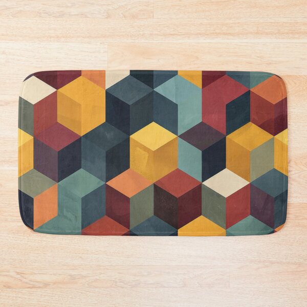 Item preview, Colorful Geometric Cube Pattern designed and sold by brandway.