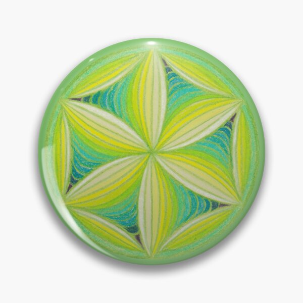 Item preview, Flower of Life Mandalas: 122 - Lime Green Spinning Wheel #A designed and sold by SonoSonoStudio.