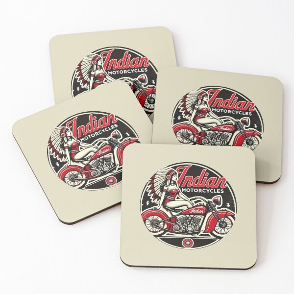 Item preview, Indian Motorcycles Vintage-Style Round Sign designed and sold by FutureTraveller.