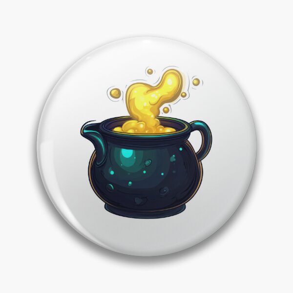 Item preview, Magical Cauldron with Glowing Potion designed and sold by Enea Kelo.