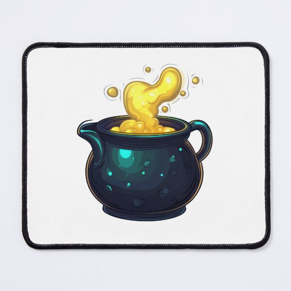 Item preview, Magical Cauldron with Glowing Potion designed and sold by Enea Kelo.