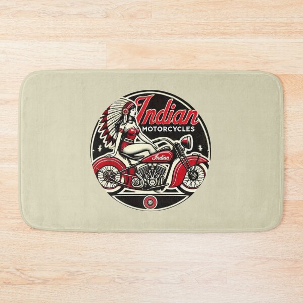 Item preview, Indian Motorcycles Vintage-Style Round Sign designed and sold by FutureTraveller.