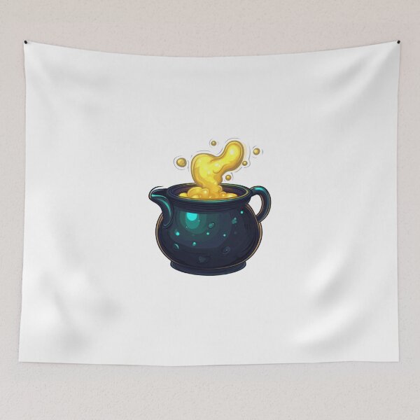 Item preview, Magical Cauldron with Glowing Potion designed and sold by Enea Kelo.