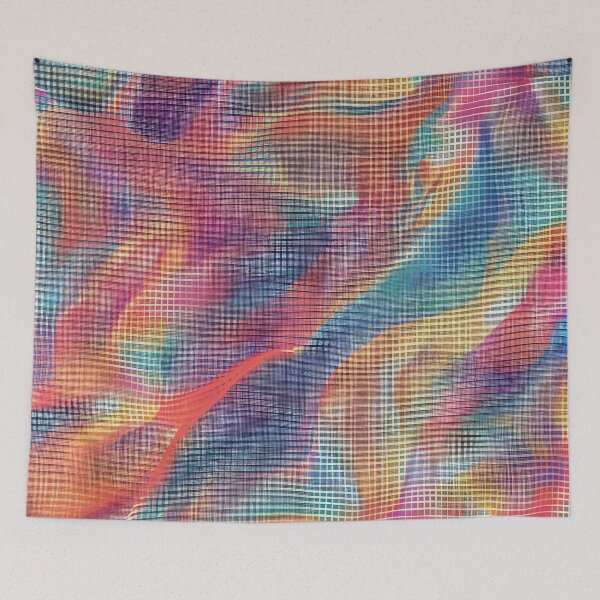 Item preview, Colorful Grid Abstract Pattern designed and sold by brandway.