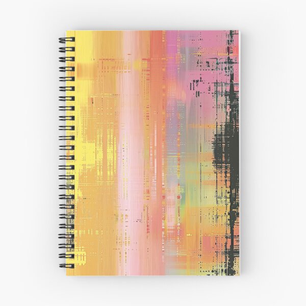 Item preview, Abstract Digital Art With Yellow, Pink, and Black Stripes designed and sold by brandway.