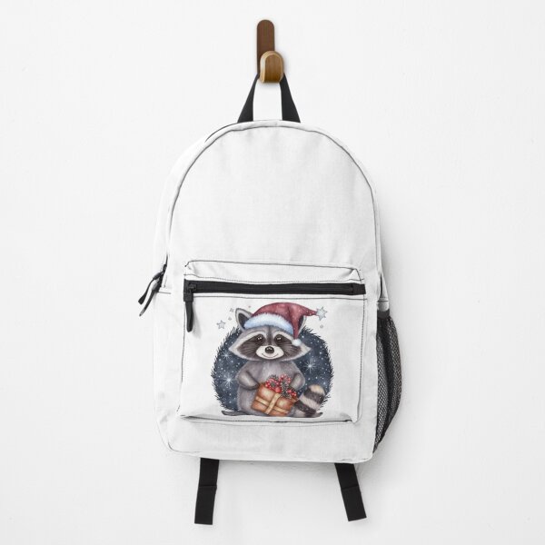 Item preview, Adorable Christmas Raccoon designed and sold by patternshoprad.