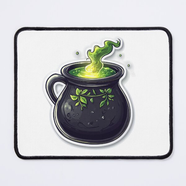 Item preview, Magical Cauldron with Glowing Potion designed and sold by Enea Kelo.