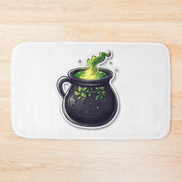 Item preview, Magical Cauldron with Glowing Potion designed and sold by Enea Kelo.