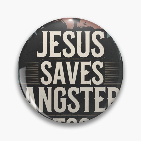 Item preview, JESUS SAVES A GANGSTER TOO designed and sold by Obinne.