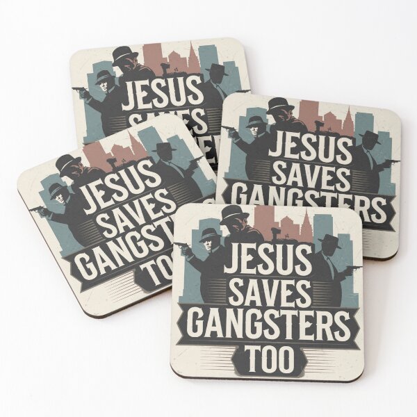 Item preview, JESUS SAVES A GANGSTER TOO designed and sold by Obinne.