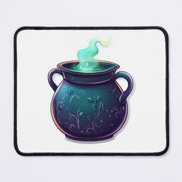 Item preview, Magical Cauldron with Glowing Potion designed and sold by Enea Kelo.