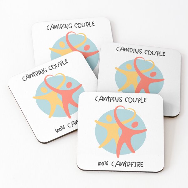 Item preview, Camping couple. 100% campfire designed and sold by FirstTimeTees.