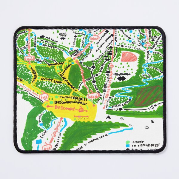 Item preview, Crystal Mountain Ski Runs by my Son Damien G designed and sold by Naomi Gutierrez Parrish.