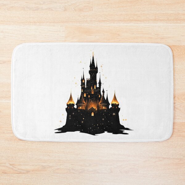 Item preview, Castle Silhouette with Glowing Lights designed and sold by Enea Kelo.