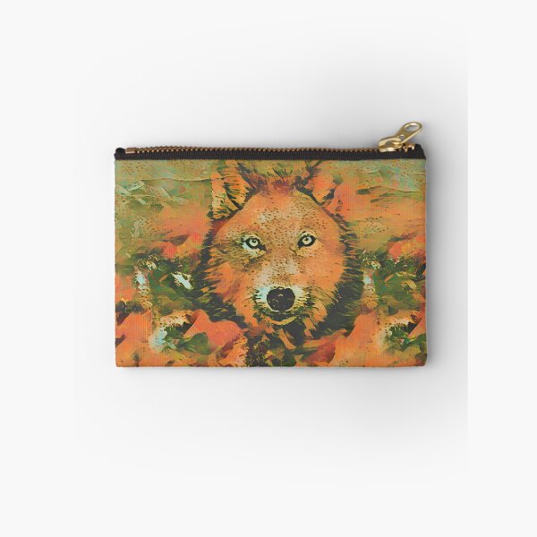 Artikelvorschau, PASTELLROSA, TÜRKIS, ORANGE UND GRÜN HERBSTWOLF entworfen und verkauft von Most1234.