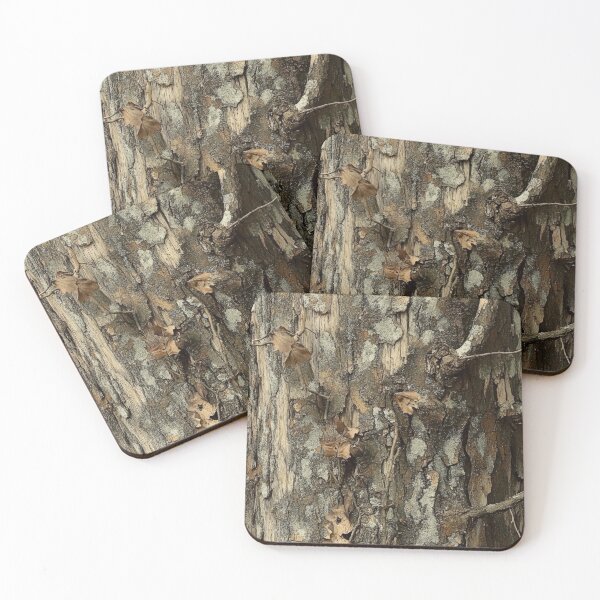 Item preview, Old tree bark with leaves clinging to it designed and sold by brandway.