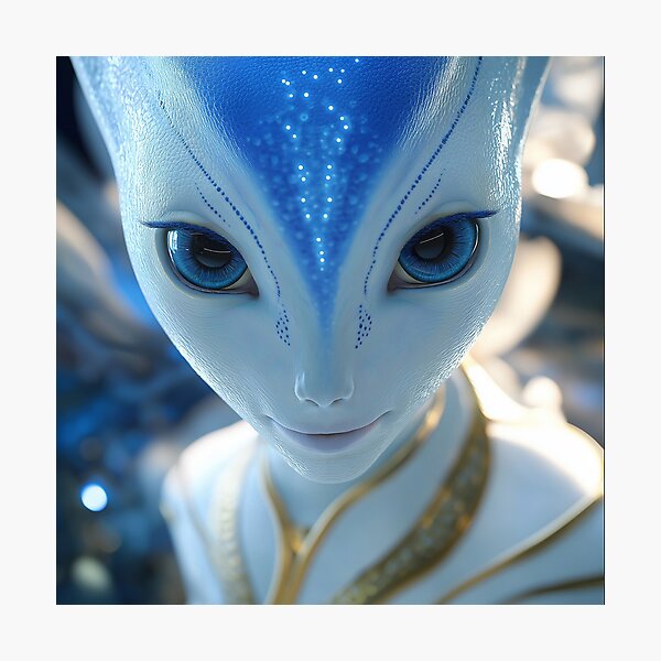 Item preview, Arcturian goddess with lovely blue color designed and sold by Wiokish.