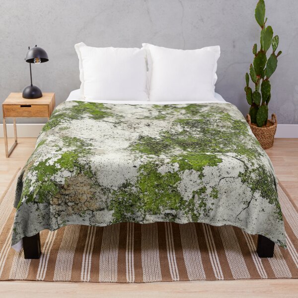 Item preview, Textured surface with green moss and cracks designed and sold by brandway.
