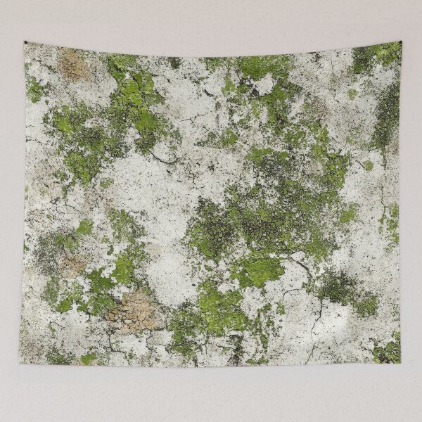 Item preview, Textured surface with green moss and cracks designed and sold by brandway.