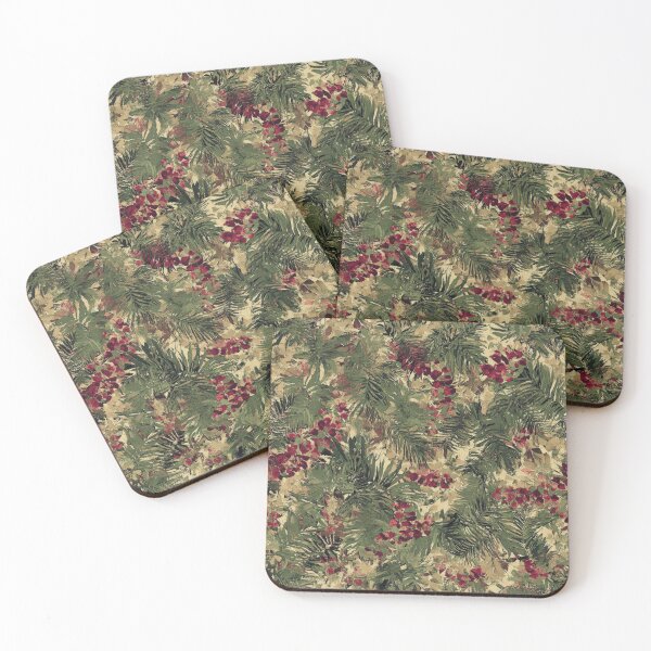 Item preview, Tropical floral pattern with greenery designed and sold by brandway.