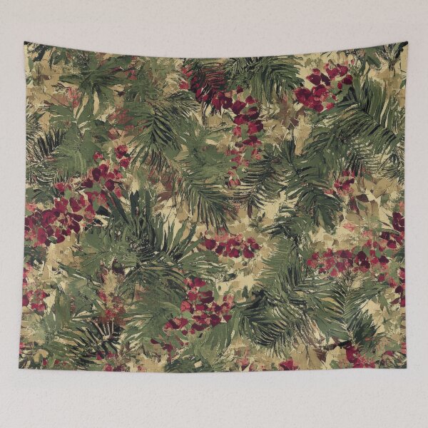 Item preview, Tropical floral pattern with greenery designed and sold by brandway.