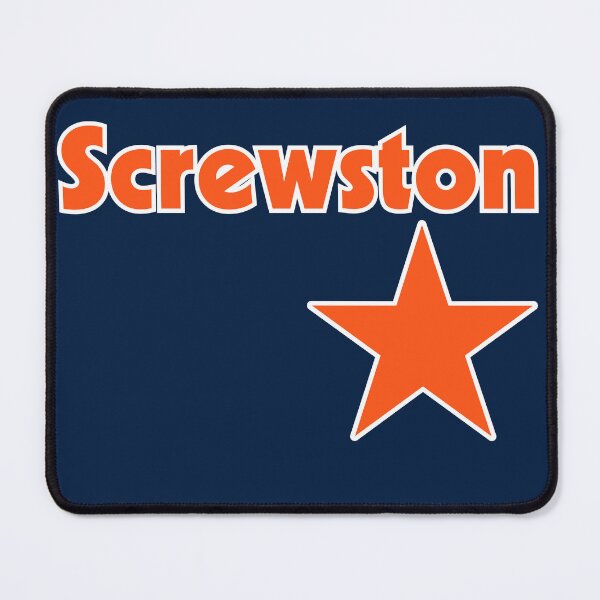 Item preview, Screwston Texas blue and orange with big star designed and sold by MrTshirtKing.