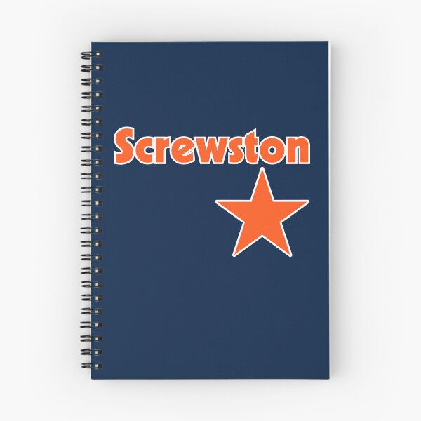 Artikelvorschau, Screwston Texas blau und orange mit großem Stern entworfen und verkauft von MrTshirtKing.