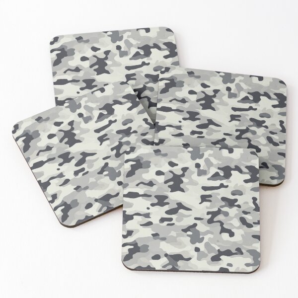 Item preview, Gray and white camouflage pattern designed and sold by brandway.