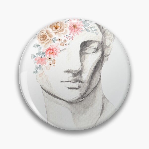 Item preview, Greek sculpture and flowers. designed and sold by esao.