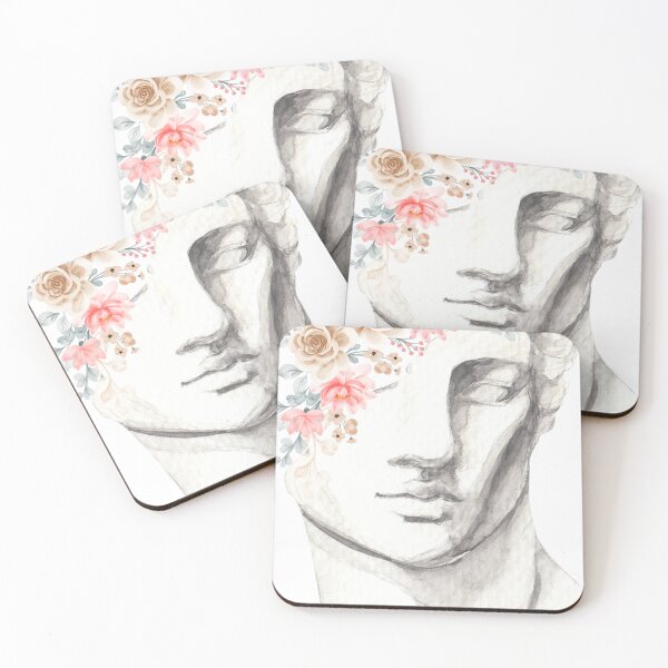 Item preview, Greek sculpture and flowers. designed and sold by esao.