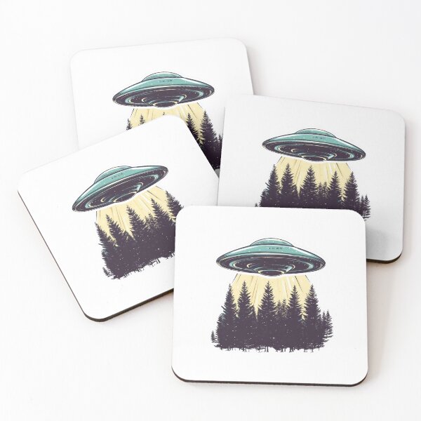 Item preview, UFO Hovering Above Trees designed and sold by Enea Kelo.
