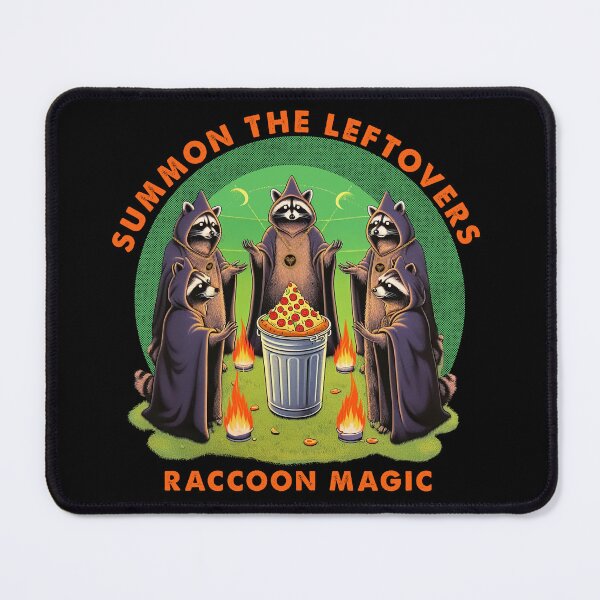 Item preview, Summon the Leftovers Raccoon Magic  designed and sold by TeeARTHY.