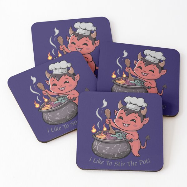 Item preview, I like to stir the pot funny devil designed and sold by Aarron Laidig.