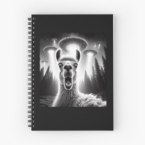 Item preview, Funny Llama selfie with UFO in Peru 2024 designed and sold by erozzz.