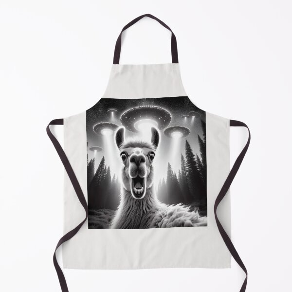 Item preview, Funny Llama selfie with UFO in Peru 2024 designed and sold by erozzz.
